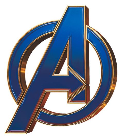 Avengers: Endgame Thor, Logo Art and more | Cosmic Book News Avengers Logo, Avengers Endgame, The Avengers, Avengers, T Shirt, Blue, White