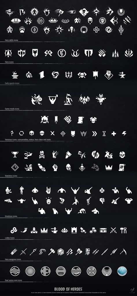 Map Icons Rpg, Scifi Icons, Game Cards Design, Strength Icon, Carte Harry Potter, Symbol Ideas, Skill Icon, Game Button, Game Icon Design