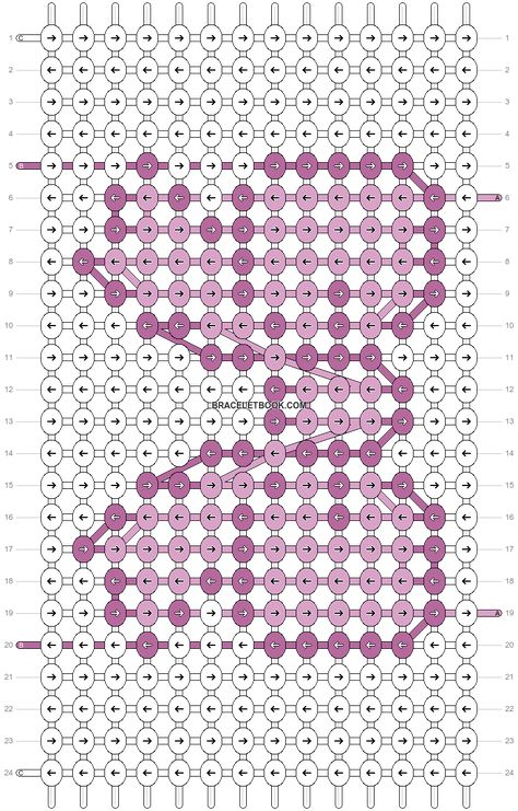 Alpha pattern #172038 | BraceletBook Alpha Pattern, Alpha Patterns, Friendship Bracelet Patterns, Perler Beads, Bracelet Patterns, Friendship Bracelet, Friendship Bracelets, Bracelet, Beads