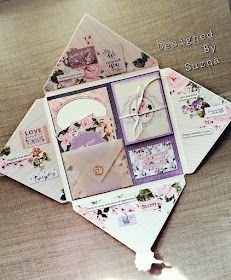 Dress My Craft: Envelope mini Album / Envelope Gift Scrapbook Interactive, Mini Envelope Album, Envelope Scrapbook, Envelope Book, Baby Mini Album, Craft Envelope, Envelope Gift, Mini Albums Scrap, Mini Album Tutorial