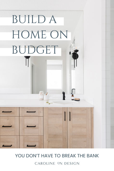 You do NOT have to go over budget when building a house. No matter what you hear from family, friends, or complete strangers (and even home build professionals), it is NOT inevitable that ‘everybody goes over budget.’ The same principles that worked for me when I built my house will work for you, too. Check them out here! Building A House On A Budget, Open Concept House Plans, Home Building Tips, Building Plans House, Home Design Floor Plans, Family House Plans, House Design Photos, Home Organization Hacks, Home Building Design