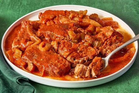 Slow-Cooker Swiss Steak (Crock-Pot) Recipe: How to Make It Swiss Steak Crock Pot, Swiss Steak Recipe, Swiss Steak Recipes, Beef Round Steak, Beef Round, Swiss Steak, Crock Pot Recipe, Steak Recipe, Hearty Dinner