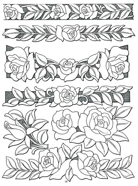 Wood Carving Patterns Templates, Leather Working Patterns, Leather Tooling Patterns, Tooling Patterns, Leather Craft Patterns, Carving Patterns, Wood Burning Patterns, Wood Carving Patterns, Leather Carving