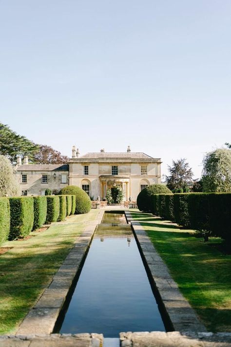 Bath Wedding Venues, Babington House Wedding, Wedding Venue Uk, English Manor Wedding, English Countryside Wedding Aesthetic, Venue Exterior, British Estate, House Garden Wedding, Salt Burn