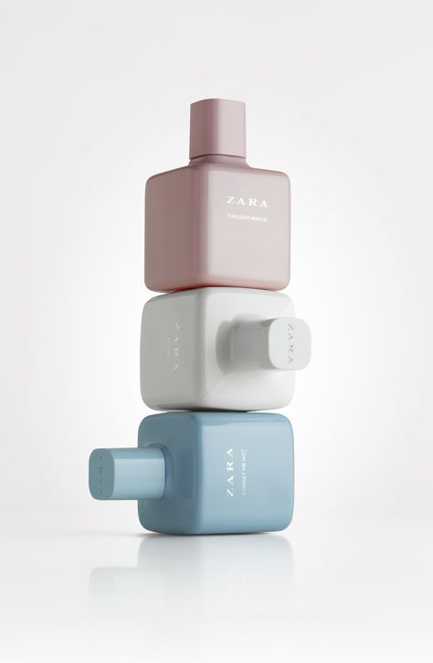 The New Feminine Look to ZARA’s Best-Selling Fragrance — The Dieline - Branding & Packaging Design Fragrance Packaging Design, Zara Fragrance, Koleksi Parfum, Fragrance Advertising, Tom Ford Fragrance, Fragrance Campaign, Dior Fragrance, Avon Fragrance, Chanel Fragrance