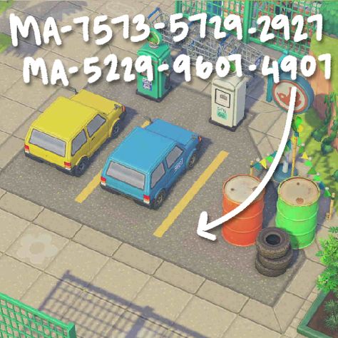 Parking Lot Codes Acnh, Nooks Cranny Parking Lot Acnh, Acnh Car Park Design Code, Animal Crossing Design Codes Street, Parking Lot Animal Crossing Code, Acnh Parking Code, Acnh Road Paths Designs, Parking Lot Acnh Code, Acnh Cars