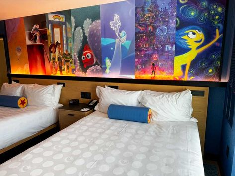 Pixar Place Hotel, Disney Land Hotel, Disney Hotels Room, Hotel Disney, Disneyland Travel, Disneyland Resort Hotel, Disney Hotel, Hotel Corridor, Disneyland Hotel