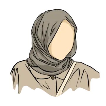 Avatar Hijab Girl, Muslim Girl Drawing, Hijab Girl Drawing, Muslim Girl Cartoon, Muslim Logo, Muslim Illustration, Hijab Illustration, Muslimah Illustration, Fashion Hijab Style