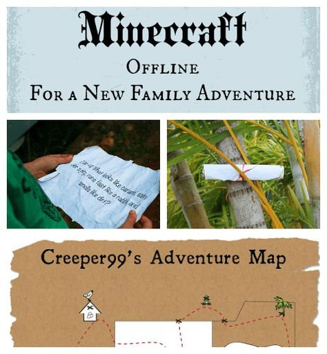 How to Create a Backyard Treasure Hunt, Minecraft Style - Sparky Reads Backyard Treasure Hunt, Minecraft Easter, Minecraft Activities, Treasure Hunts, Favorite Activity, Minecraft Birthday Party, Adventure Map, Minecraft Birthday, Minecraft Party