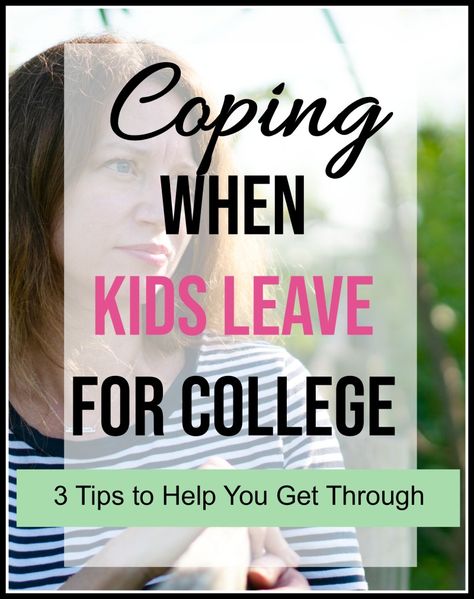 Coping When Kids Leave Home. MORE TIPS to help you cope. Do you have a son or daughter leaving for college or military? It is exciting but it can also be very sad. Learn ways to cope. kids leave home| empty nester| kids leaving for college| college bound| high school graduate| emotional tips to cope Son Leaving For College, College Dorm List, Dorm List, Biblical Counseling, College Parents, College Mom, Raising Teenagers, College Life Hacks