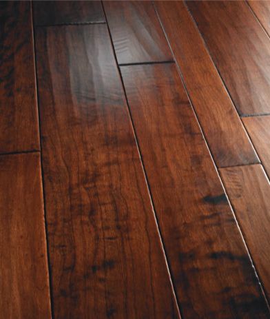 Artisan Hand-Carved Engineered Hardwood Flooring - Amalfi Coast Fontana Cherry Cherry Wood Floors Living Room, Wood Floors Living Room, Hardwood In Kitchen, Dark Laminate, Modern Wood Floors, Dark Wood Kitchen Cabinets, Living Room Hardwood Floors, Cherry Wood Floors, Maple Hardwood Floors