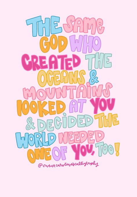 Bright and Colorful Print - Etsy Collage Wall Wallpaper, Unfinished Projects Quotes, Cute Christian Sayings Short, All That Matter Is What God Thinks Of Me, The Same God Who Created Mountains, Cute Quotes For Classroom, Colorful Bible Verses Wallpaper, Pictures To Put On Your Wall, God Is So Good Quotes