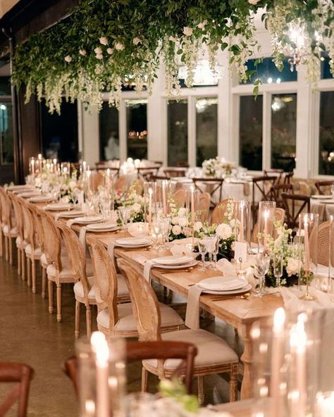 DC Wedding & Event Planner on Instagram: "For this cozy, romantic fall fete tables were filled with luminous candles, luxe velvet textures, and the most fabulous growing gardens. ✨ Minimal, elevated rustic touches like menus tied with jute twine and honey wood tables finished the look for N & J! Planning & Design @vieiraevents Venue @sstonetowerweddings Photography @abbyjiu @lisaziesing Videography @claytonfilmco Florals @sophiefelts Beauty @hairandmakeupbyclaudine Dress @lovelybridedc @verawan Stone Tower Winery, Ballroom Wedding Reception, Romantic Autumn, Cozy Romantic, Dream Wedding Reception, Wedding Stone, Stone Tower, Garden Reception, Romantic Wedding Decor