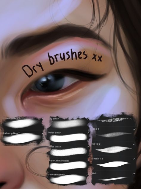 Skin Brushes Procreate, Lighting Procreate, Procreate Lighting, Shading Procreate, Procreate Blending Brushes, Procreate Shading, Hair Brushes Procreate, Procreate Brushes Download, Best Watercolor Brushes