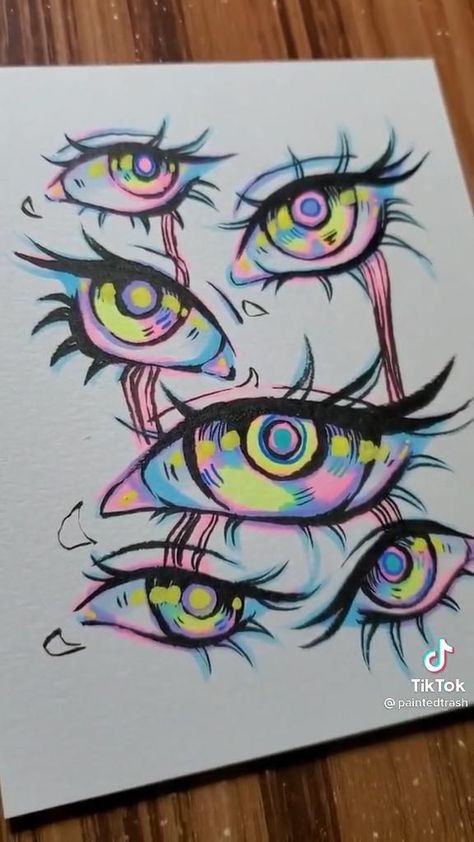 Eye Tut, Drawing Birthday, Cartoons Funny, Painting Ideas On Canvas Aesthetic, Ideas For Drawing, Aesthetic Painting Ideas, Cartoon Birthday, Canvas Aesthetic, Birthday Cartoon