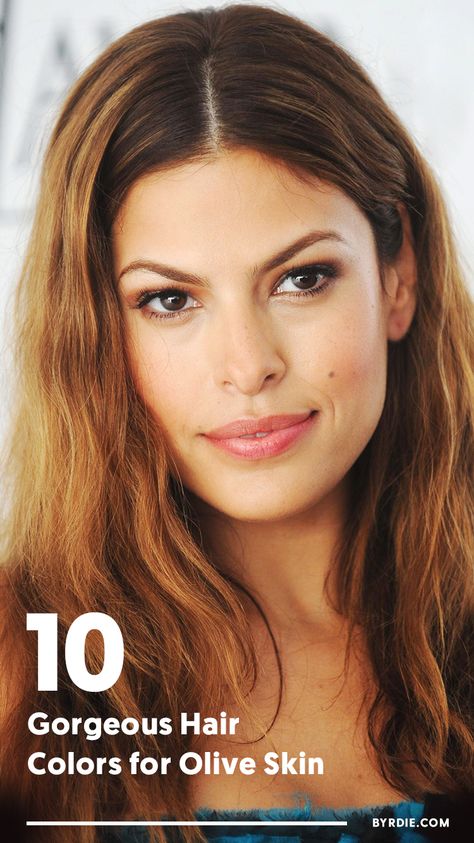 The best hair colors for olive skin Olive Skin Tone Hair Color, Brown Hair Olive Skin, Olive Skin Hair, Light Olive Skin Tone, Hair Olive Skin, Eva Mendes Hair, Eva Mendes Style, Pale Olive Skin, Hair Color For Tan Skin