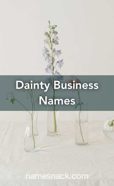 20 captivating name ideas for your dainty business. How To Pick Business Name, Gift Shop Names Unique, Christian Names For Business, Earthy Names For Business, Aesthetic Store Names, Aesthetic Names For Jewelry Business, Etsy Store Names Ideas, Pretty Business Names, Crafty Business Names Ideas