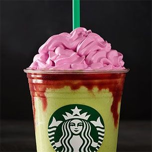 Zombie Frappuccino® | Starbucks Coffee Company Starbucks Halloween Drinks, Zombie Drink, Starbucks Flavors, Starbucks Holiday Drinks, Frosted Lemonade, Iced Starbucks Drinks, Secret Starbucks Drinks, Starbucks Coffee Drinks, Starbucks Secret