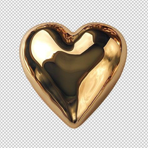 Heart Png Aesthetic, Png Icons Aesthetic, Cutouts Aesthetic, Png Shape, Gold Icons, Png Scrapbook, Cool Lock Screen Wallpaper, Glowing Heart, Gold Png