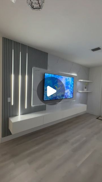 MIAMI INTERIOR DESIGN on Instagram: "How about this gorgeous TV wall? 
Clean, modern and elegant.

Miami, broward, palm beach
Free estimates 4079780048

#miami #ledlights #interiordesign #ledlighting #wallpanels #tvwalldesign #tvwall #livingroomdecor #livingroomdecor #livingroomdesign" Simple Media Wall, Miami Interiors, Miami Interior Design, Tv Panel, Tv Wall Design, Cleaning Walls, Media Wall, Running Lights, Clean Modern