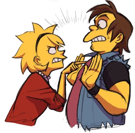 Nelson X Lisa, Lisa X Nelson Fanart, Lisa X Nelson, Smithers Simpsons Fanart, Lisa Simpson Fanart, Nelson Simpsons, Lisa Simpson And Nelson, Simpsons Fanart, Lisa Fanart