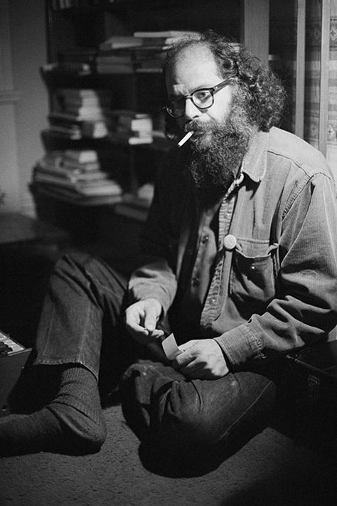 Alan Ginsberg, Beatnik Style, French New Wave, Allen Ginsberg, Beat Generation, Nyc Artist, Iconic Images, Jack Kerouac, American Poets