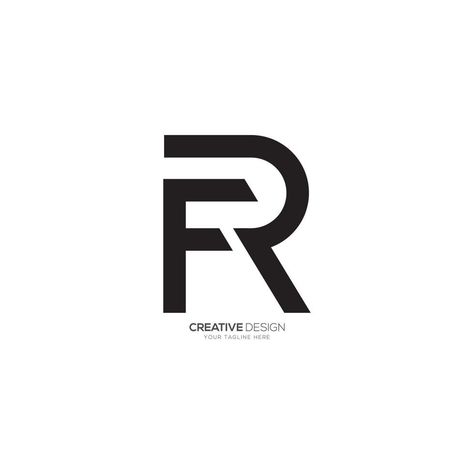 Rf Monogram, R Monogram Logo, Rf Logo, Fitness Branding, The Letter F, Letter F, Unique Business, Monogram Logo, Free Logo