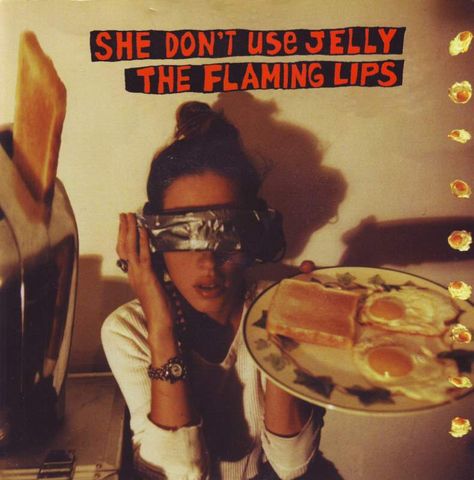 The Flaming Lips - She Don't Use Jelly Single (1993) Wayne Coyne, The Flaming Lips, 90s Songs, Songs With Meaning, Flaming Lips, Music Album Covers, Best Albums, Compact Disc, Card Sleeve