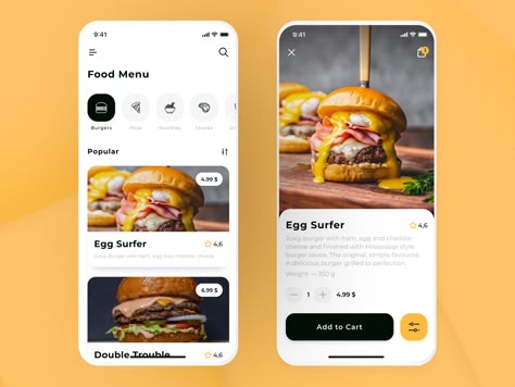 Food Delivery App Food App Design, Mobile App Ideas, Mobile App Inspiration, Dessert Restaurant, Ui App Design, Food Ordering App, Restaurant App, App Ui Ux Design, Delivery Food