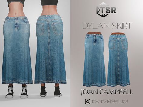 Sims 4 Long Jean Skirt, Sims 4 Cc Long Skirt Patreon, Jean Skirt Sims 4 Cc, Sims 4 Jean Skirt, Long Skirt Sims 4 Cc, Sims 4 Denim Skirt, Sims 4 Long Skirt, Sims 4 Cc Pants, Skirt Sims 4