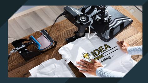 Learn the 8 Most Popular Types of Shirt Printing Methods Prints On Tshirt, Heat Press Printing, Creative T Shirt Design, Heat Press Transfers, Custom T Shirt Printing, Heat Press Machine, Press Machine, London Print, Creative Tshirt