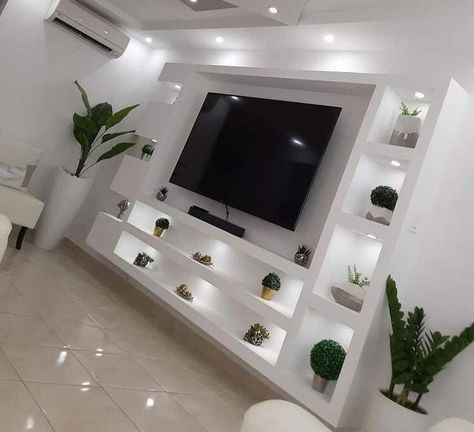 Centro Tv, House Front Wall Design, Simple Ceiling, Simple Ceiling Design, Front Wall Design, Deco House, Tv Stand Designs, Wall Tv Unit Design, Basic Skin Care Routine