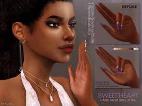 Sims 4 Piercings, Sims 4 Cc Makeup, Hand Palm, Sims 4 Cc Skin, Tumblr Sims 4, Skin Hand, Sims 4 Downloads, Sims 4 Cas, Sims Community