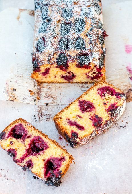 Boysenberry, Lemon and Almond Loaf - The Brick Kitchen Almond Loaf, Brick Kitchen, Dessert Bread, The Brick, Lemon Cake, Bagels, Layer Cake, Sweet Recipes, Love Food