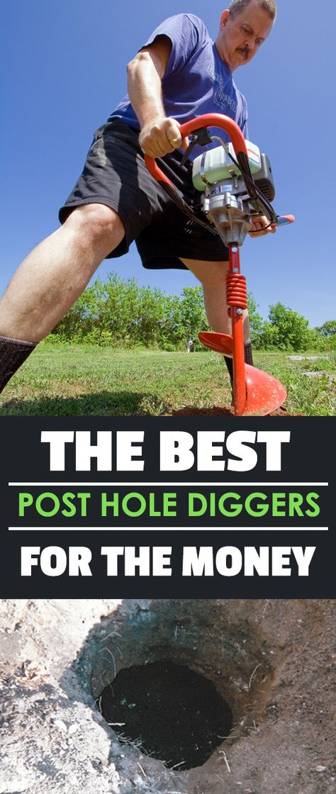 In the market for the best post hole digger? We can help! Check out our buyer's guide for information on the best manual, gas, or electric models. Homesteading Tools, Epic Gardening, Post Hole Diggers, Landscaping Along Fence, Post Hole Digger, Raising Pigs, Garden Problems, Digging Tools, Sustainable Community