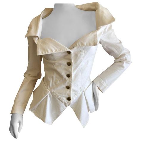 Vivienne Westwood Tops, Vivienne Westwood Fashion, Vivienne Westwood Anglomania, Mode Inspo, White Jacket, Vivienne Westwood, So Pretty, Pretty Outfits, Fashion Inspo Outfits