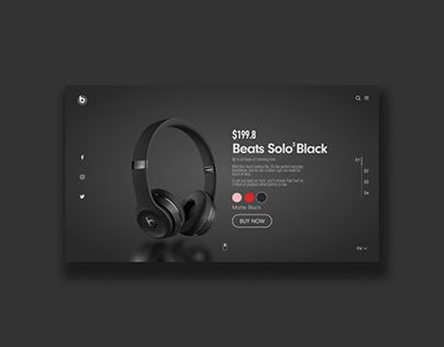 Beats Solo 3, Product Banner, Beats Solo, Product Promotion, Web Ui Design, Ux Web Design, Design Ui, Graphic Poster, Ui Design