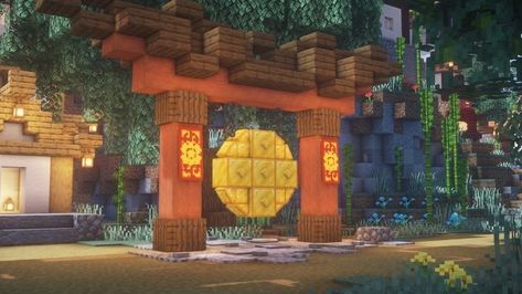 Japanese Minecraft Builds, Minecraft Temple, Minecraft Japanese House, Minecraft Japanese, Minecraft Farm, Cool Minecraft Creations, Detail Oriented, Cute Minecraft Houses, Minecraft City