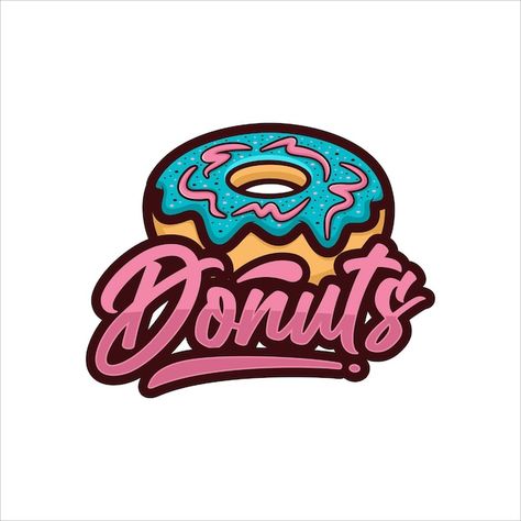 Donut Craft, Foodtrucks Ideas, Donut Logo, Ukulele Art, Donut Art, Cake Wallpaper, Donut Vector, Laptop Case Stickers, Cake Vector