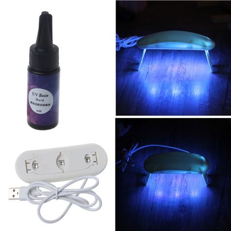 Led Resin, Hard Jewelry, Resin Lamp, Uv Lamp, Nail Art Accessories, Cheap Jewelry, Jewelry Tools, Uv Resin, Uv Light