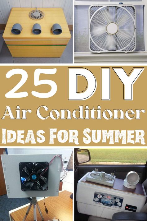 25 DIY Air Conditioner Ideas For Summer Air Conditioner Diy, Homemade Air Conditioner, Camping Air Conditioner, Solar Air Conditioner, Tent Air Conditioner, Diy Air Conditioner, Diy Tent, Build A Greenhouse, Window Air Conditioner