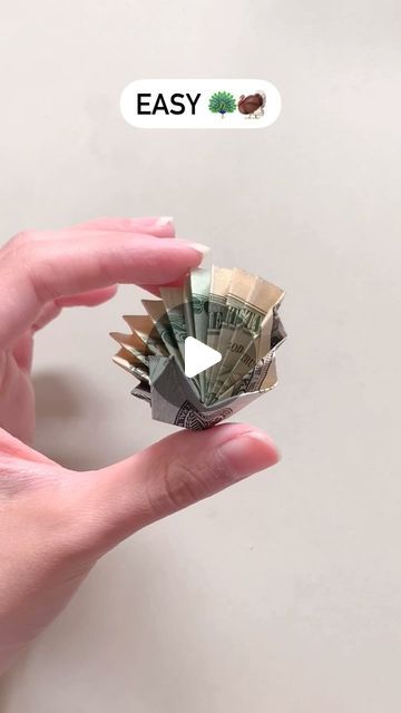 How To Fold Money For Gifts, Cash Gift Ideas, Folding Money, Crafts Origami, Diy Money, Cash Gift, How To Fold, Paper Crafts Origami, Paper Money