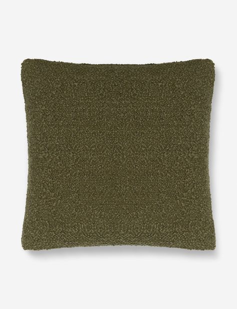 Shop Decorative + Throw Pillows Green Boucle Sofa, Small Green Throw Pillow, Green Corduroy Pillow, Boucle Throw Pillows, Brown Boucle Fabric, Disc Interiors, Long Lumbar Pillow, Lulu And Georgia, Outdoor Furniture Collections