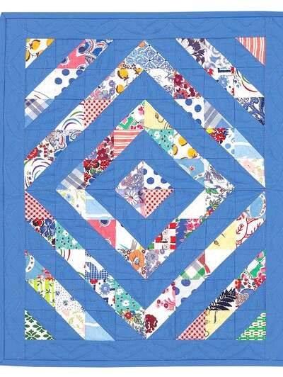 Monogrammed Baby Quilt, Vintage Baby Quilt, Dinosaur Quilt, Triangle Quilt Pattern, Scraps Of Fabric, I Spy Quilt, Scrappy Quilt Patterns, Half Square Triangle Quilts, Baby Quilt Patterns