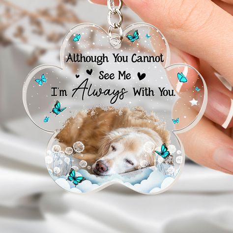 Hardest Goodbye, Dog Memorial Tattoos, Dog Memorial Gift, Photo Keychain, Personalized Acrylic, Memorial Stones, Photo Ornaments, Acrylic Keychain, You Left