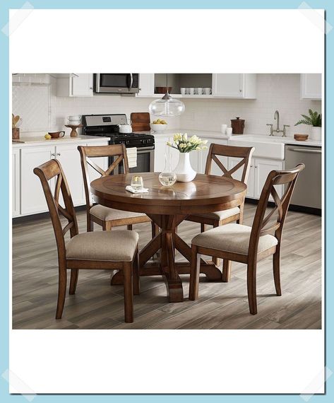 Round Kitchen Table Set, Round Dining Room Sets, Kitchen Table Set, Kitchen Table Bench, Round Furniture, Round Dining Table Sets, Round Kitchen Table, Round Kitchen, Kitchen Table Settings