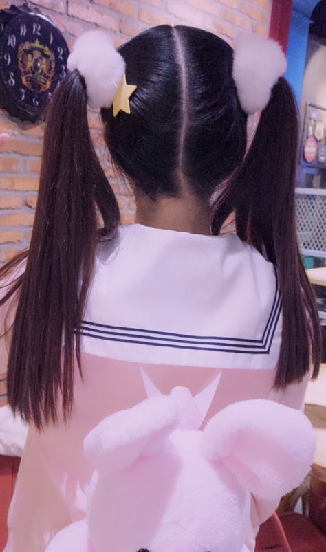 Twintail Hairstyles, Pigtails Hairstyle, Cute Ponytail Hairstyles, Girl Hairdos, Hair References, Hyper Feminine, Cute Ponytails, Wig Ideas, Hair Flow