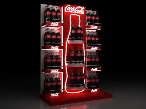 Coke Gondola on Behance Bottle Stand Display, Beer Display, Store Display Design, Supermarket Display, Coca Cola Brands, Window Display Retail, Retail Design Display, Point Of Sale Display, Supermarket Design