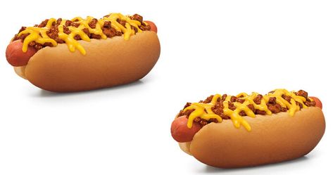 Sonic is running a limited time promotion where they’re offering 6-inch Chili Cheese Coney hot dogs for $1 each from November 23 through November 25, 2020. The Chili Cheese Coney features a grilled beef hot dog topped with warm chili and melty cheddar cheese served in a soft, warm bakery bun. Fans can take advantage of the offer by redeeming the deal in the Sonic app or when ordering online during the promotion period. The offer limited to one Chili Cheese Coney at the discounted price. Sonic Chili Dog, Trending Food, Slider Sandwiches, Hot Dog Toppings, All About Food, Fast Food Items, Beef Hot Dogs, Chili Dogs, Grilled Beef