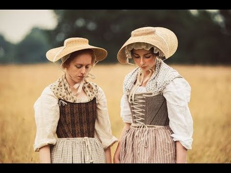 18th Century Working Woman, 18th Century Peasant, Colonial Dress, 18th Century Women, 18th Century Dress, 18th Century Costume, 18th Century Clothing, Historical Dress, 18th Century Fashion